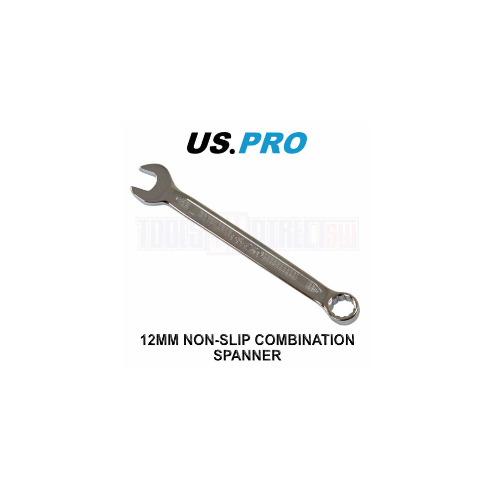 US PRO Tools 12MM Non-slip Combination Spanner Wrench 3549