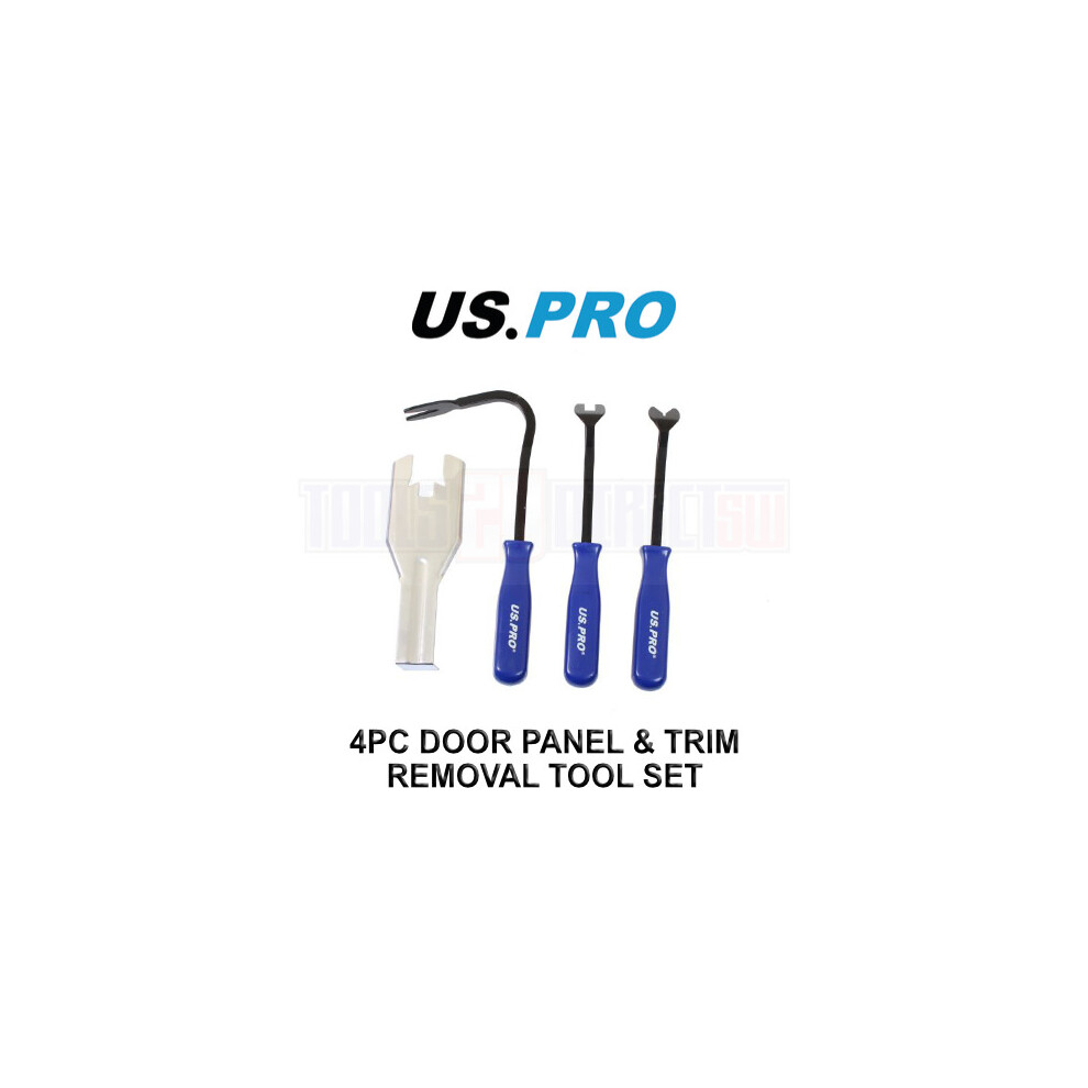 US PRO Tools 4pc Door Panel & Trim Removal Tool Set 5459