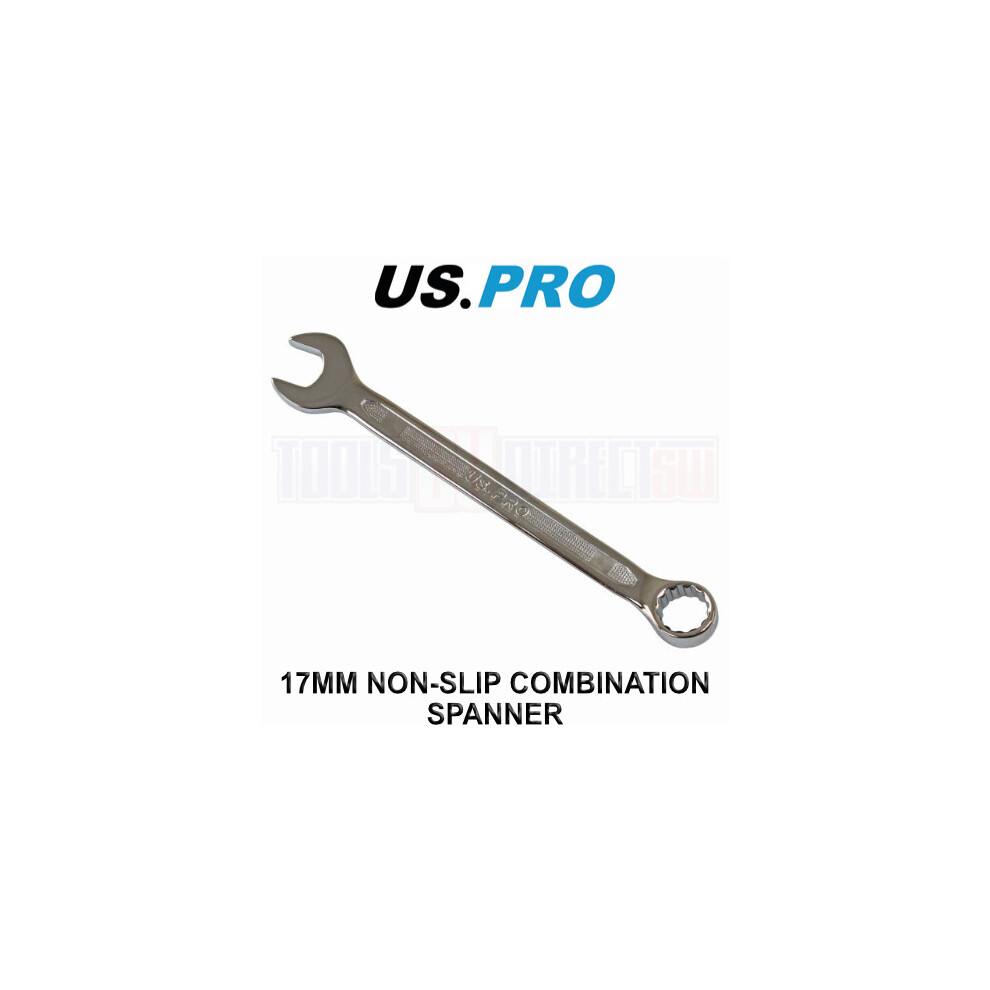 US PRO Tools 17MM Non-slip Combination Spanner Wrench 3554