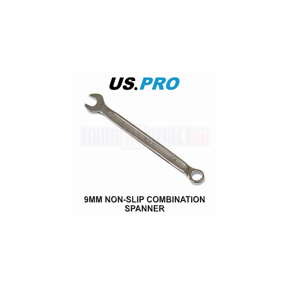 US PRO Tools 9MM Non-slip Combination Spanner Wrench 3546