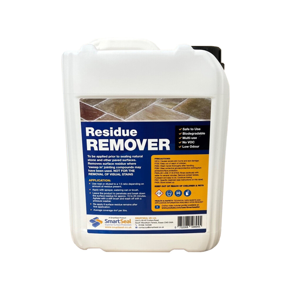 (5 Litres) Residue Remover - For use prior to sealing