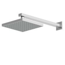 Wall Mounted Modern 200mm Drencher Chrome Square Rainfall Fixed Shower Arm Head