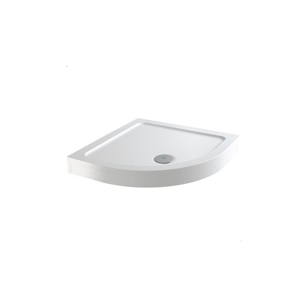 Modern Square Shower Tray 800 X 800Mm Easy Plumb Slimline Lightweight White 5056093646323