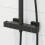Bathroom P Shaped Shower Bath 1700mm RH Mixer Shower Screen Side Panel White 7