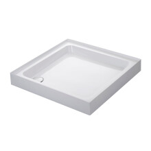 Mira Flight Shower Tray Square Deep Profile 4 Upstands Stone Waste 760 x 760mm
