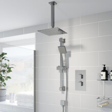 Thermostatic Concealed Square Shower Ceiling Mounted Adjustable Shower Heads