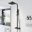 Bathroom P Shaped Shower Bath 1700mm LH Mixer Shower Screen Side End Panel White 6