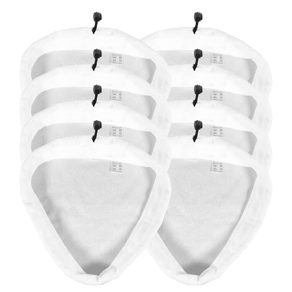 Universal Microfibre Cloth Cover Pads For Steam Cleaner Mop (Pack Of 8)