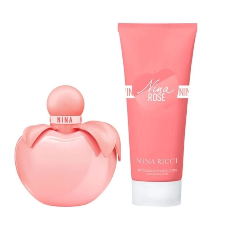 Women's Perfume Set Nina Ricci Nina Rose (2 pcs)