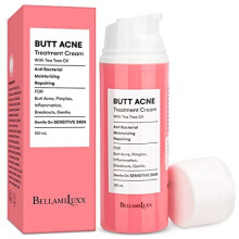 BellamiLuxx Butt Acne Clearing Lotion - Natuurlijke Plantenextracten voor Acne, Pimple Vermindering en Een Zijdezachte Huid