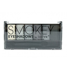 Technic Eye Shadows Smokey Palette (23503) - 6-Shade Smokey Eye Makeup with Double-Ended Applicator