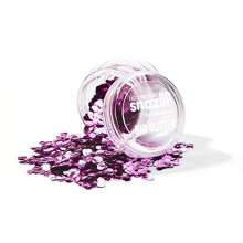Snazaroo Bio Glitter, Biodegradable Chunky Glitter, Fuchsia, for Face, Body and Crafts, 3 g