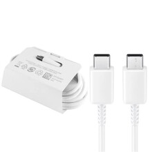 Genuine Samsung Type C to Type C Cable,Official Samsung Super Fast Charger & Sync USB-C to USB-C Cable For Samsung Galaxy S20 FE 5G, Note10 Lite,