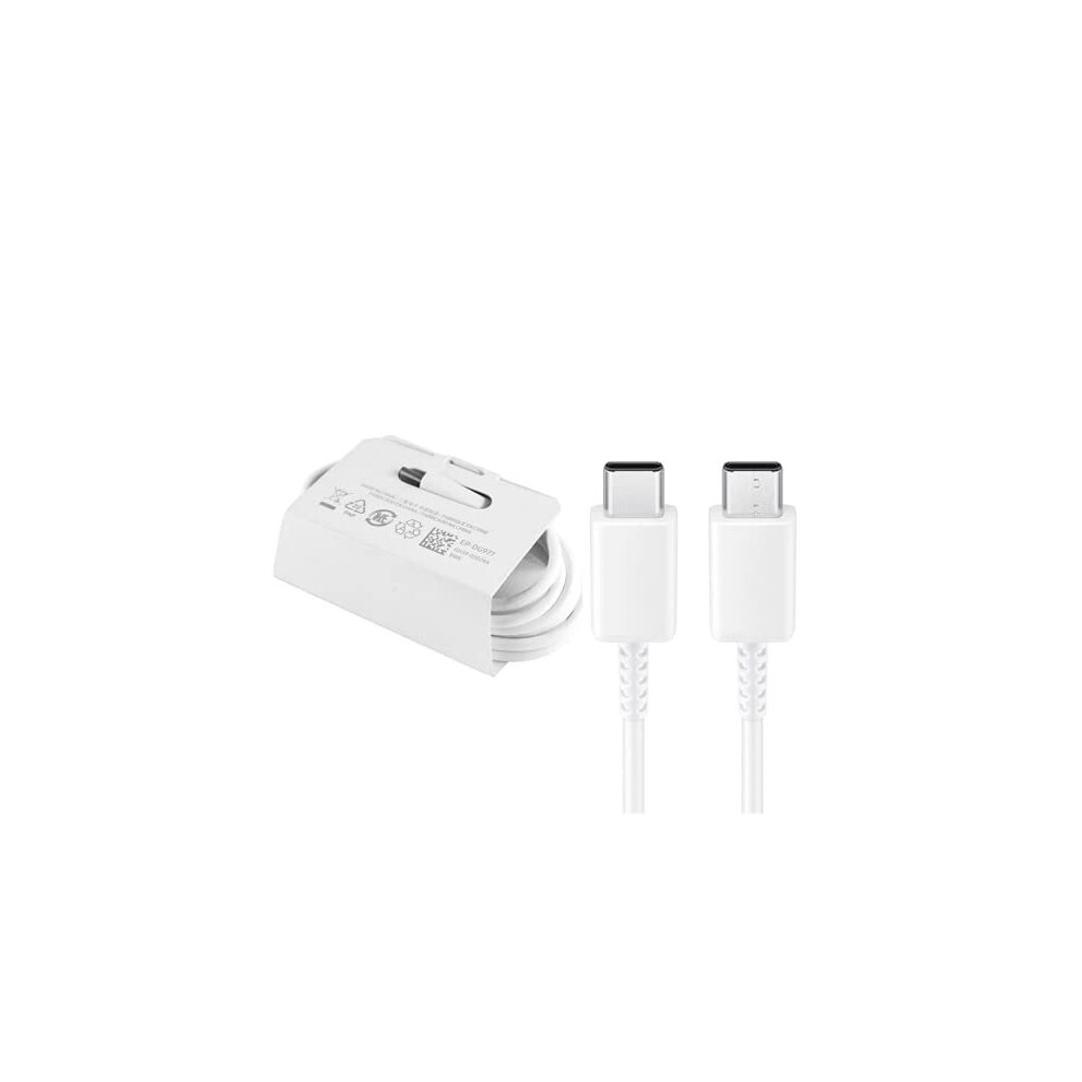 Genuine Samsung Type C to Type C Cable,Official Samsung Super Fast Charger & Sync USB-C to USB-C Cable For Samsung Galaxy S20 FE 5G, Note10 Lite,