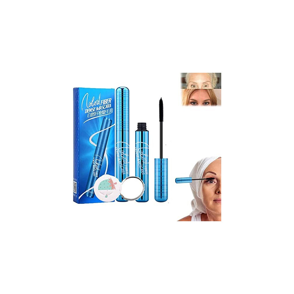 Prime Lash Mascara For Older Women over 50, Without Caking Waterproof Mascara Black, Volumizing Eyelash Growth Serum for Mature Women with Sensitive