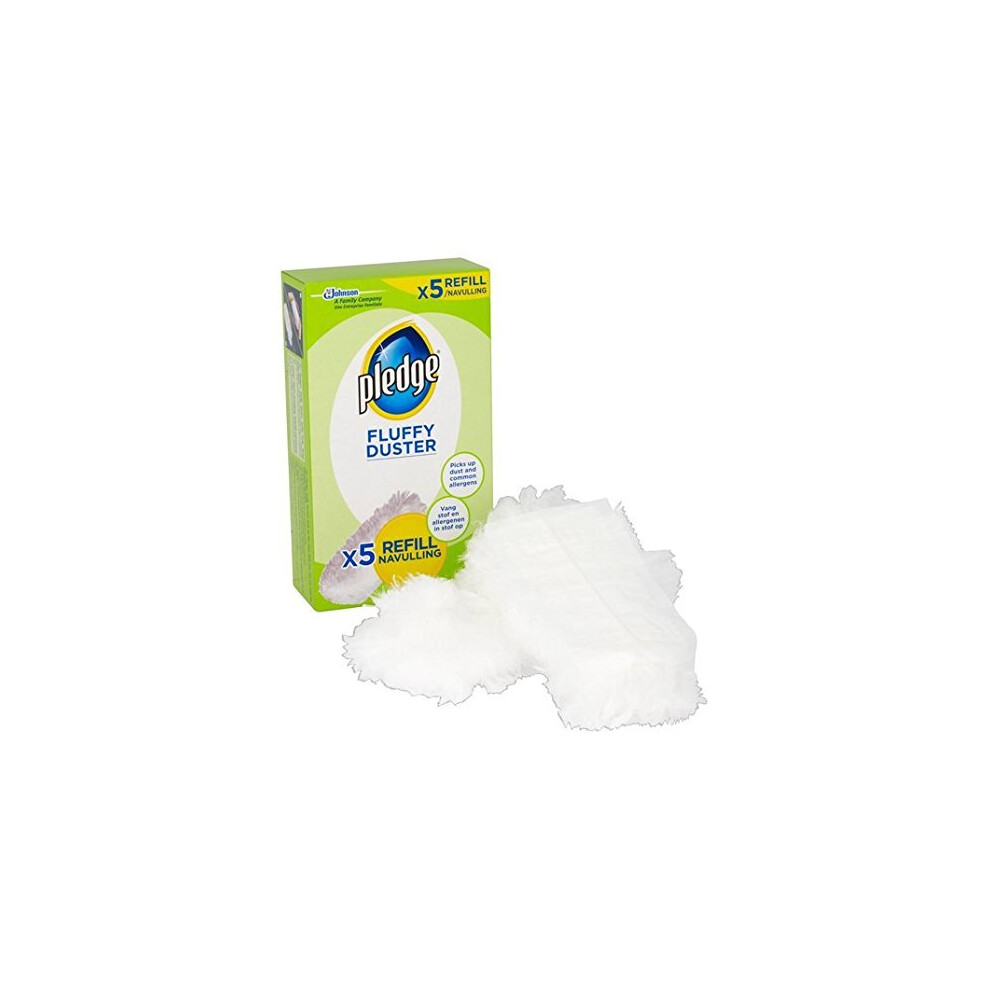 Pledge Fluffy Duster Refills, 5 Per Pack