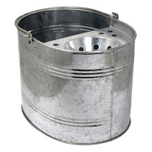 Heavy Duty Galvanised Metal Mop Bucket
