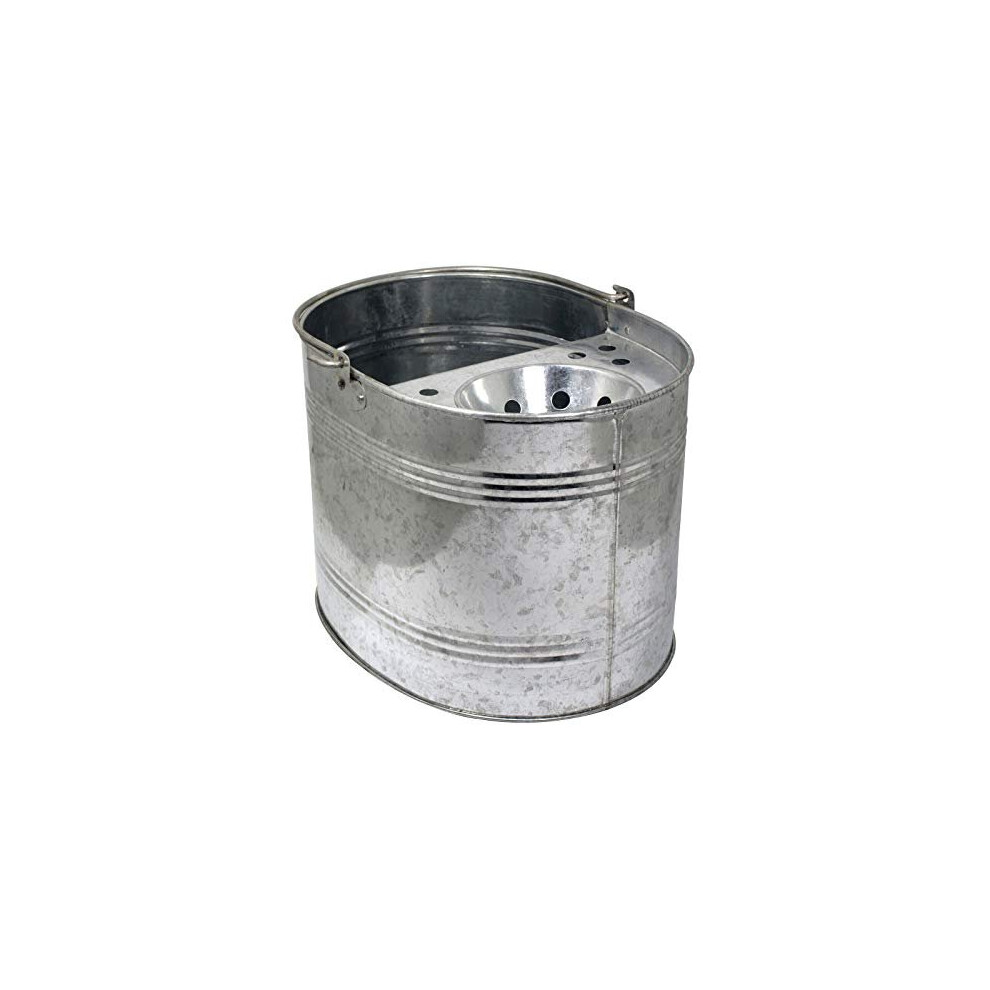 Sterling Ventures Heavy Duty Galvanised Metal Mop Bucket