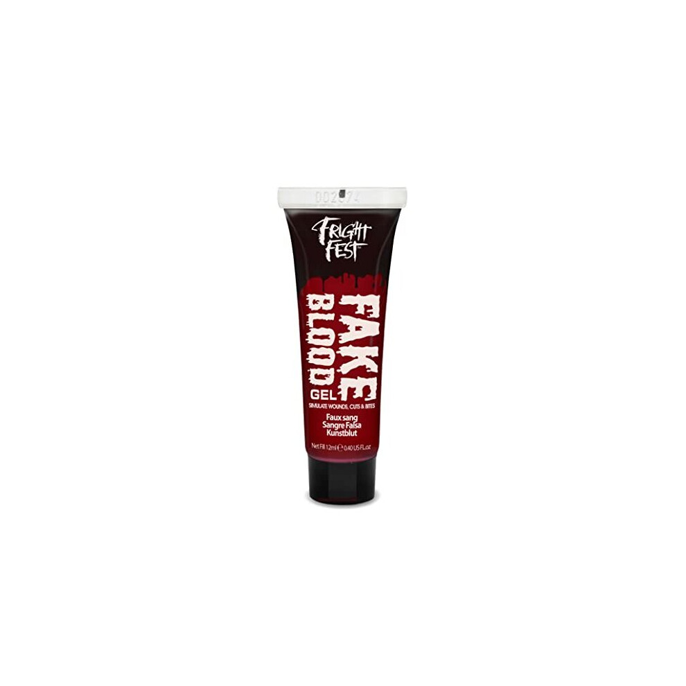 Fright Fest, Fake Blood, Dark Red, 12ml -Halloween Makeup Vampire Fake Blood