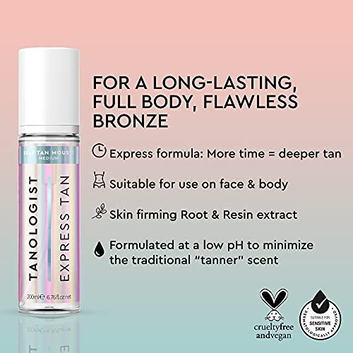 Tanologist Express Self Tan Mousse, Medium - Mousse Autoabbronzante - 6.76 Fl Oz 1