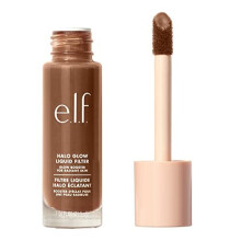 e.l.f. Cosmetics Halo Glow Liquid Filter, Illuminating Liquid Glow Booster For A Radiant Complexion, Infused With Hyaluronic Acid, Deep - Rich