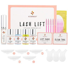 2022 Updated Lash Lift Kit - Professional Eyelash Perm Kit for Salon, Lash Curling & Lift, Glue Upgraded Version (1_SML)