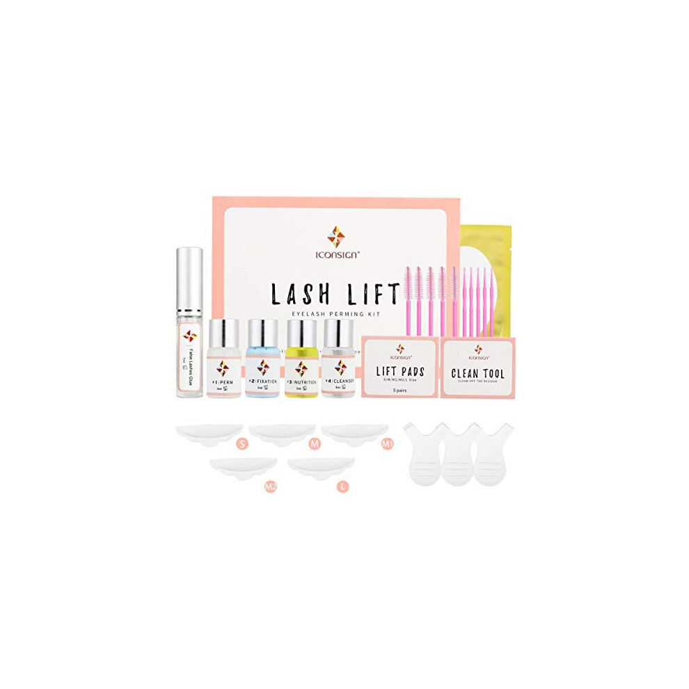 Lucky Cat 2022 Updated Lash Lift Kit - Professional Eyelash Perm Kit For Salon, Lash Curling & Lift, Glue Upgraded Version (1_Sml)