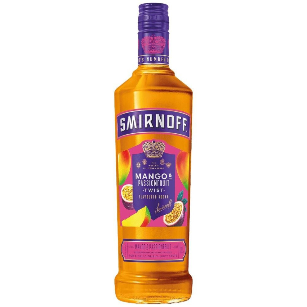 Smirnoff Mango & Passion Fruit Twist Vodka 70cl