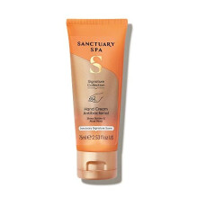 Sanctuary Spa Antibacterial Hand Cream, No Mineral Oil, Cruelty Free and Vegan Shea Butter Hand Cream for Very Dry Hands, 75 ml