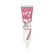 No7 Restore & Renew Multi Action Oční Krém - Obnovující Krém na Oči proti Otokům a Tmavým Kruhu