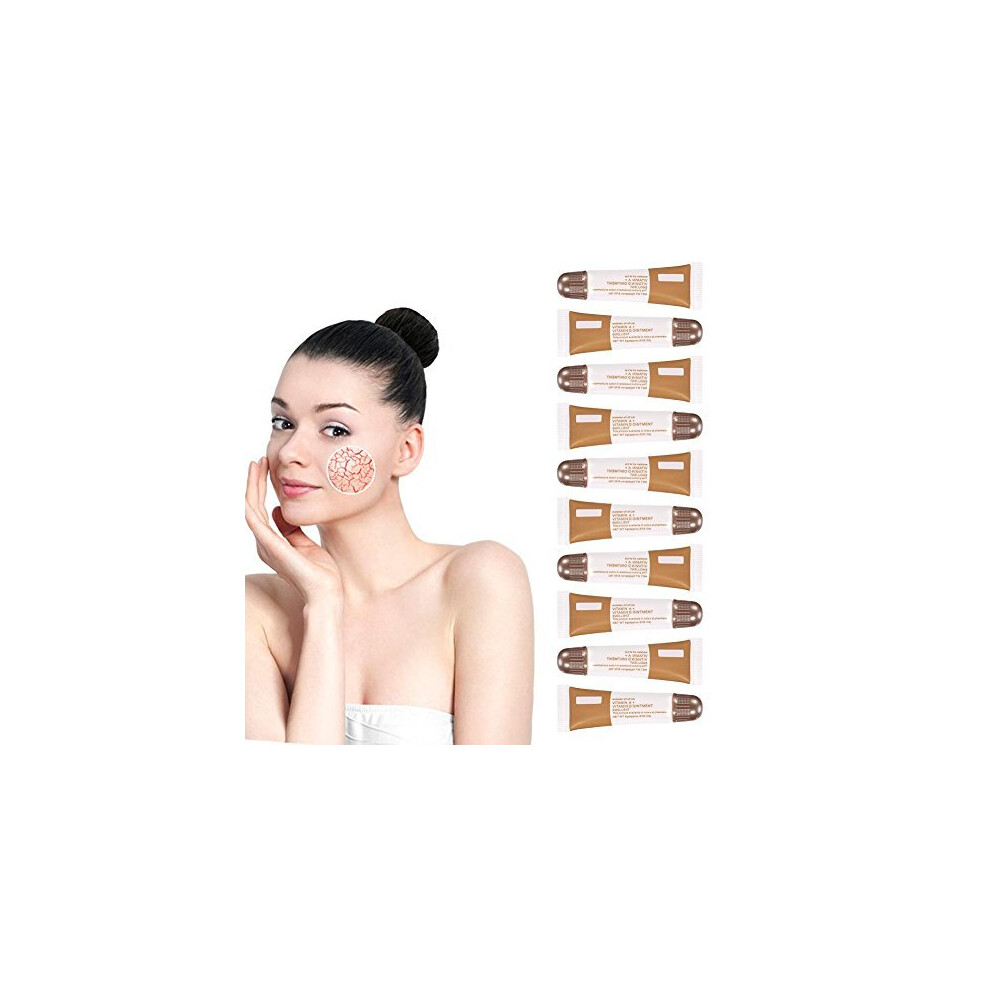 10Pcs/Set Tattoo Healing Cream,Professional Vitamin A Vitamin D Ointment Permanent Makeup Tattoo Repairing Aftercare Anti Scar Cream