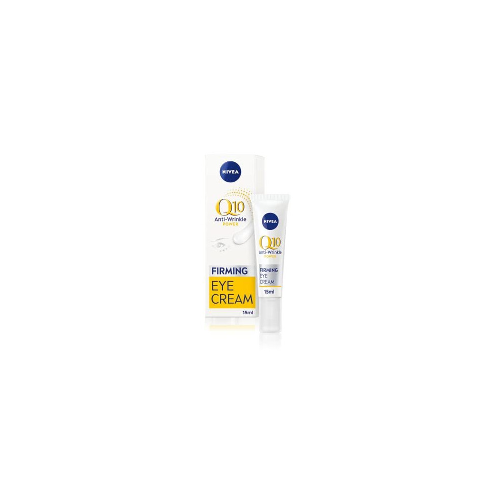 NIVEA Q10 Anti-Wrinkle Power Firming Eye Cream (15ml), Eye Cream to Reduce Crow's Feet, Lines and Wrinkles, Powerful Under Eye Cream to Revitalise the