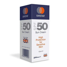 Uvistat Sun Cream | SPF50 | Moisturising, Sun Cream for Sensitive Skin | 125 ml