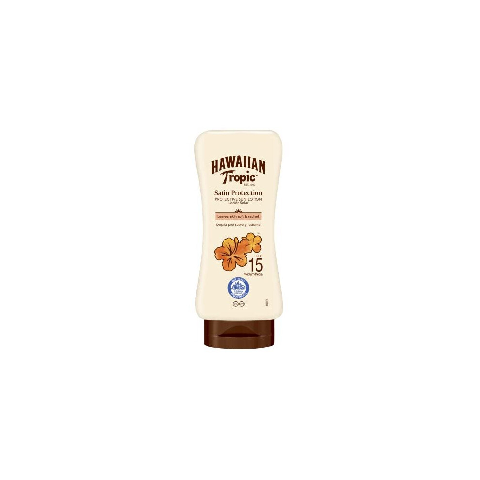 Hawaiian Tropic 180 ml SPF 15 Satin Protection Sun Lotion