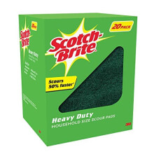Scotch Brite Heavy Duty Industrial Size Scouring Pads (20 Pack)