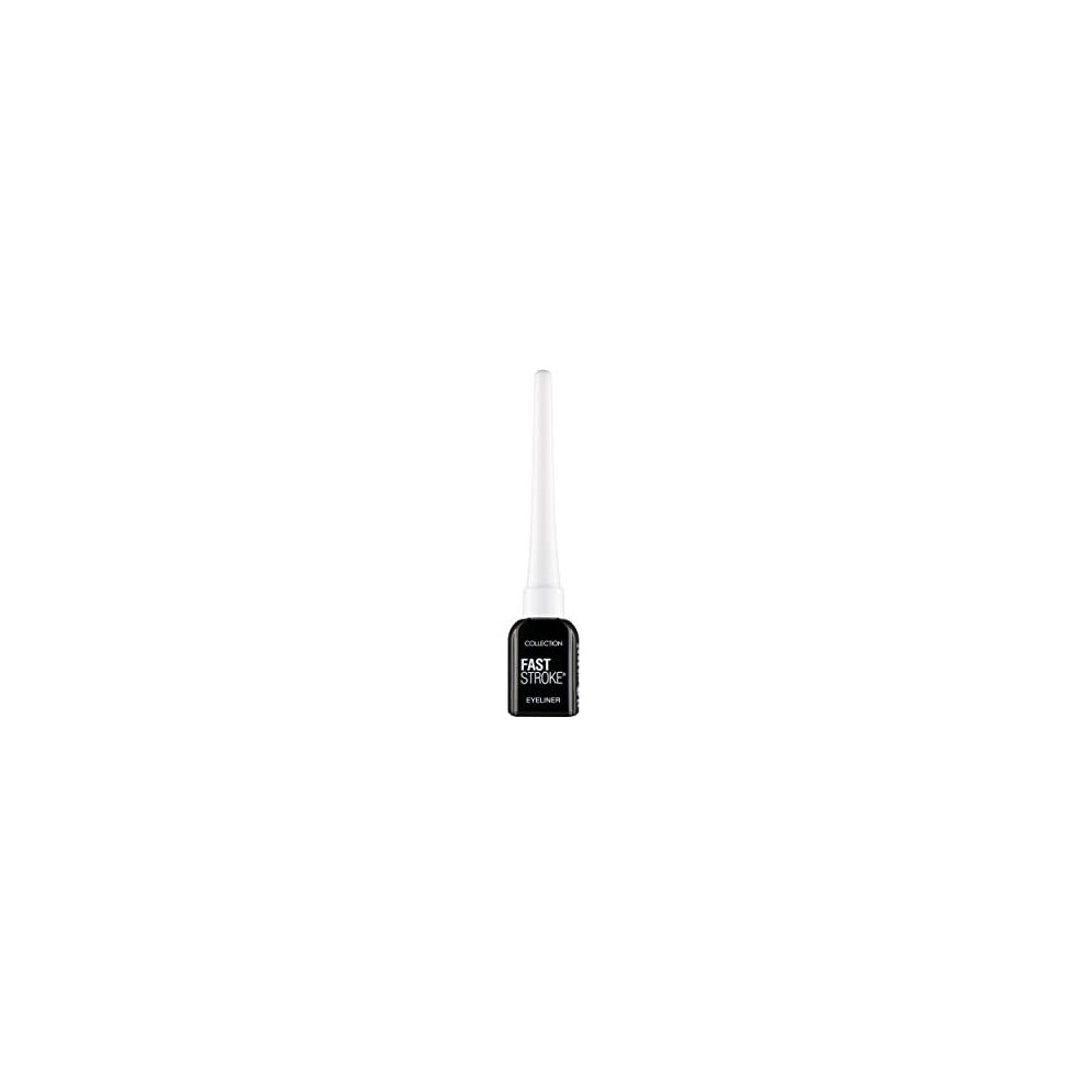 Collection Cosmetics Fast Stroke Eyeliner, Quick Drying Formula, 4ml, White