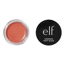 e.l.f. Luminous Putty Blush Putty-to-Powder Buildable Blush With A Subtle Shimmer Finish Highly Pigmented & Creamy Vegan & Cruelty-Free Isla