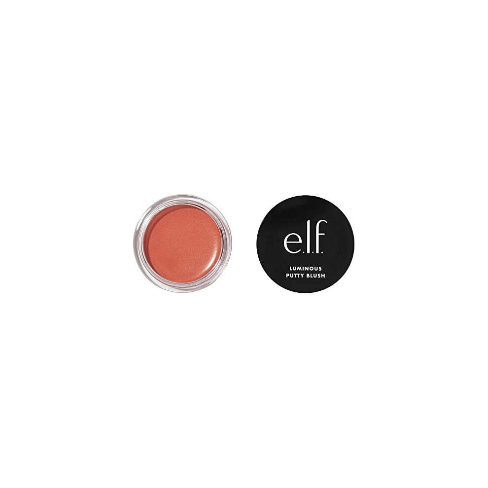 E.l.f. Luminous Putty Blush Putty-To-Powder Buildable Blush With A Subtle Shimmer Finish Highly Pigmented & Creamy Vegan & Cruelty-Free Isla