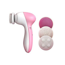 Wahl 4-in-1 Face Cleansing Brush Face and Body, Massager, Cleanser, Exfoliator, Buffer, Deep Cleansing, Eliminate Pores, Remove Black Heads, Buff Dead