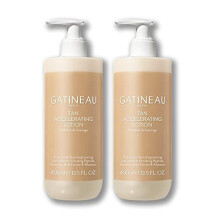 Gatineau - Tan Accelerating Lotion Duo Pack, Enhance Natural Tanning, For Face & Body (400ml x 2 Bottles)