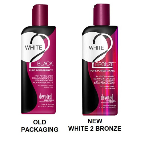 Devoted Creations White 2 Bronze Granaattiomena solarium rusketusvoide (250ml pullo) 1