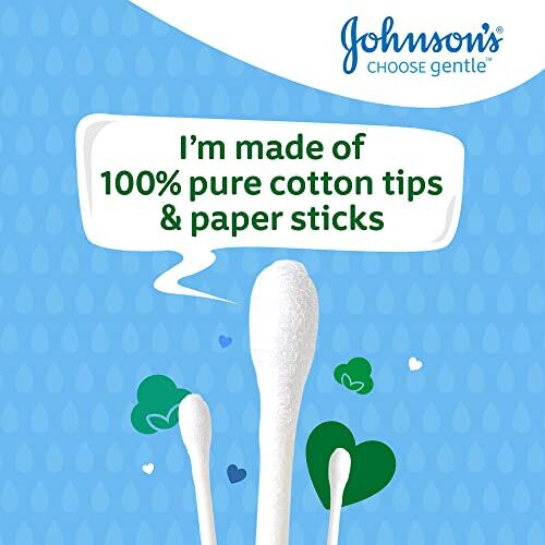 Johnson's Baby Johnson's Pure Cotton Buds, 200 Buds 2