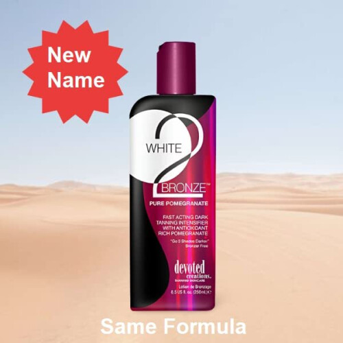 Devoted Creations White 2 Bronze Granaattiomena solarium rusketusvoide (250ml pullo) 2