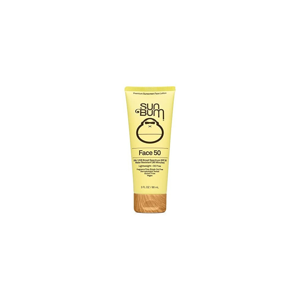 Sun Bum Cream Original Spf 50 Sun Face Lotion, Broad Spectrum Moisturizing Sun With Vitamin E ,Vegan And Reef Friendly With Uva/Uvb Protection,