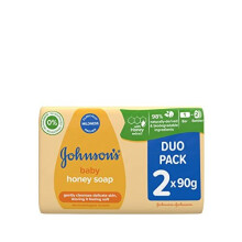 Johnson's Baby Honey soap Duo Pack 2 x 90g, Yellow