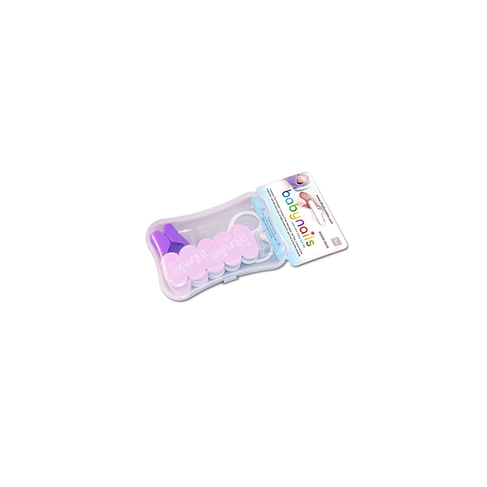 Baby Nailsâ - The Wearable Baby Nail File I Mixed Pack With Scissors Thumble