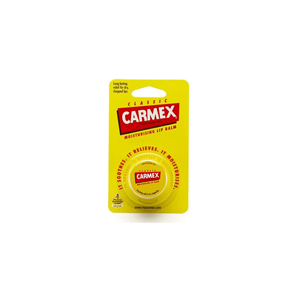 Carmex CLASSIC Moisturising Lip Balm For Dry And Chapped Lips 7.5g