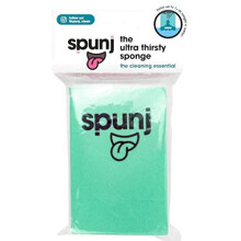 Spunj - The Ultra Thirsty Sponge |Super Absorbent Sponge |Holds 7X its Weight in Water | Soak Up Liquids | Damp Dust |Drip Free (Teal)