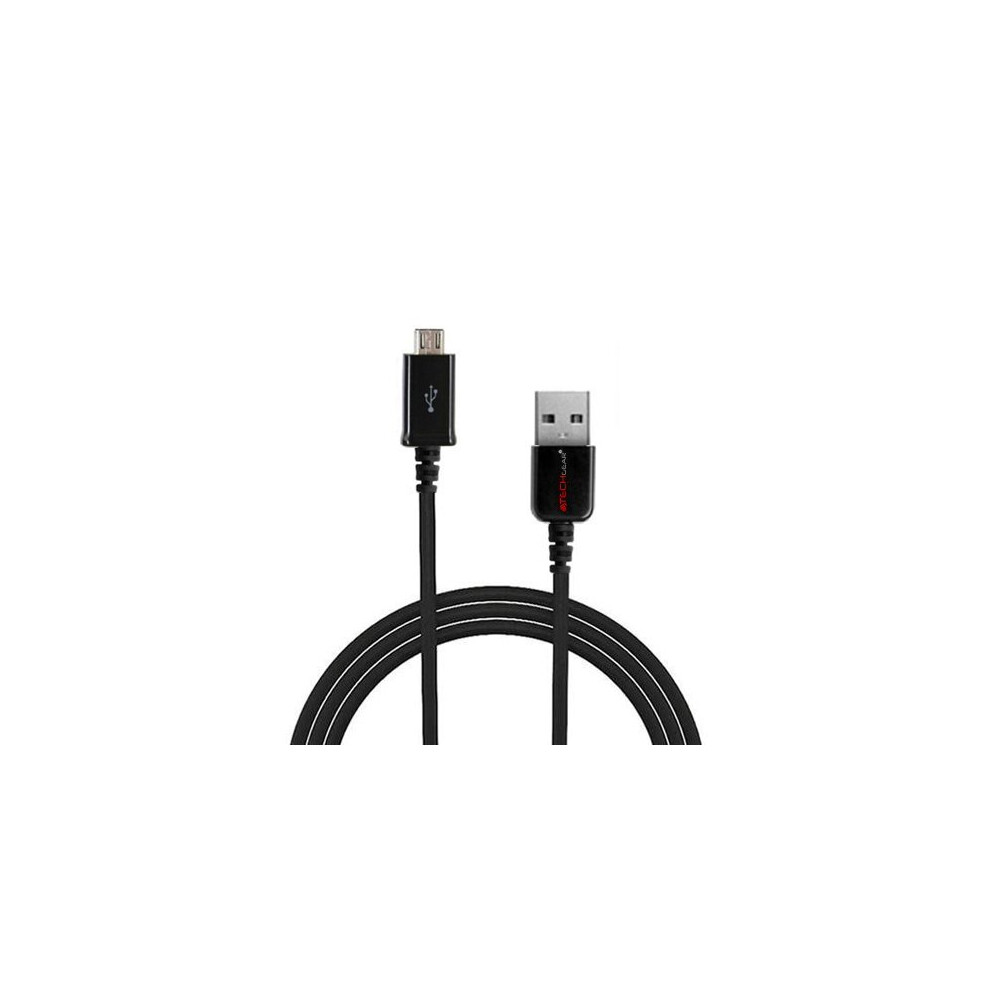 TECHGEAR Extra Long (2m) Micro USB Data Sync & Charging Cable Lead Compatible with Samsung Tab A8 8.0 2019, Tab S, Tab S2 8" 9.7, Tab A 7" 8" 9.7"