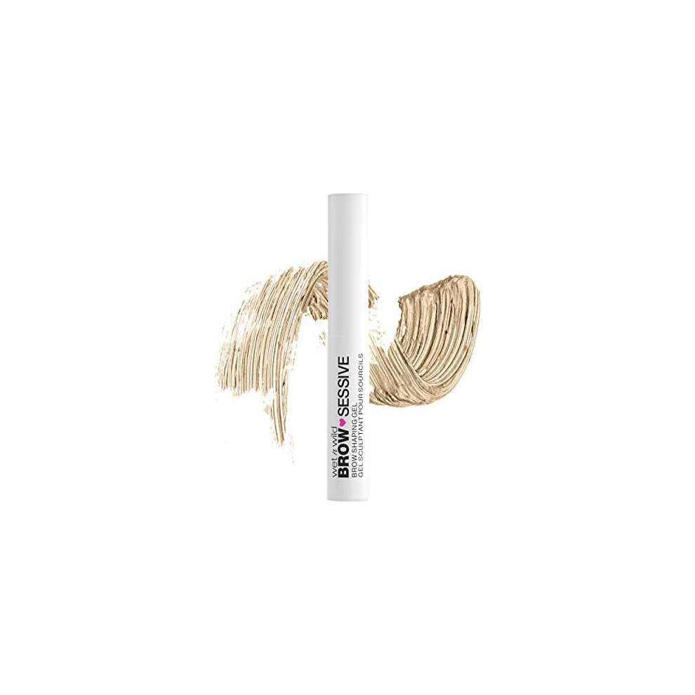Wet N Wild Markwins Brow-Sessive Brow Shaping Gel, Brow Pomade Gel For Thin And Thick Eyebrows, Natural Volume And Definition For Your Brows,